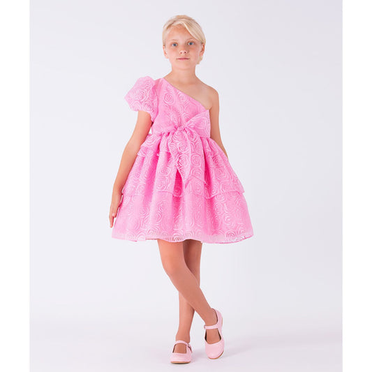 Tek Omuzlu Organze Elbise