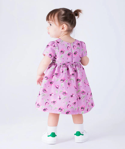 Orkideli Bebek Elbisesi