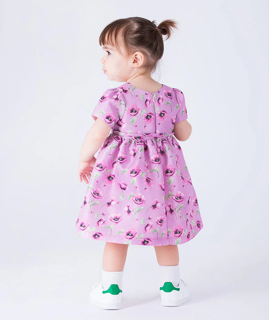 Orkideli Bebek Elbisesi