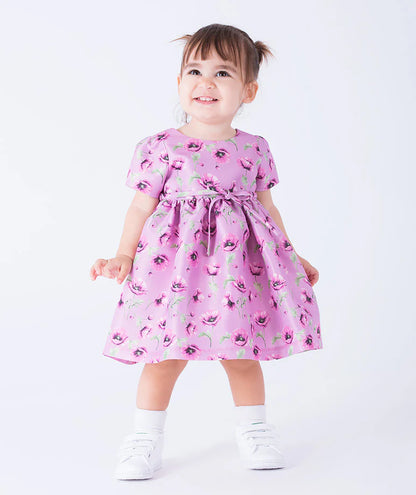 Orkideli Bebek Elbisesi