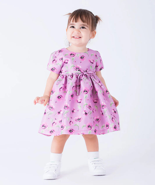 Orkideli Bebek Elbisesi