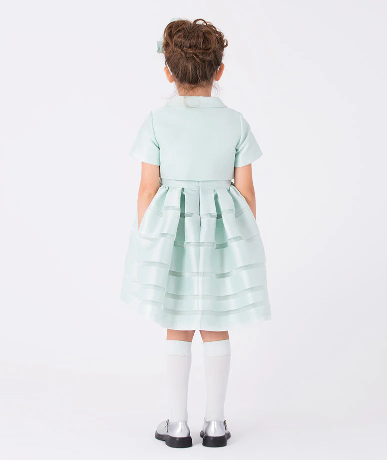 İpeksi Saten Bolerolu Elbise