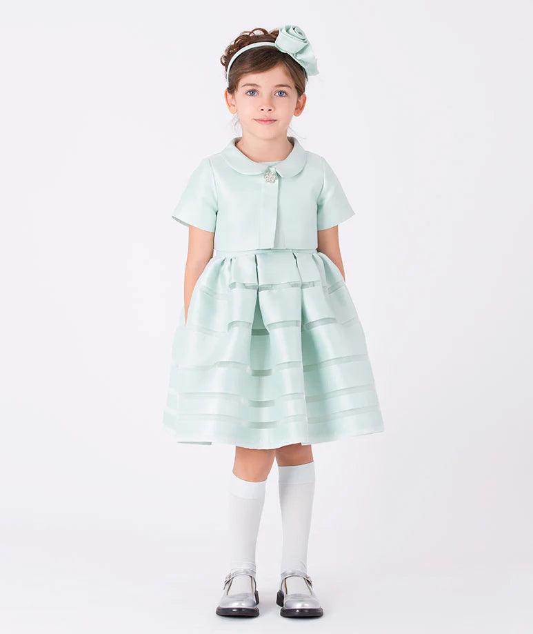 İpeksi Saten Bolerolu Elbise