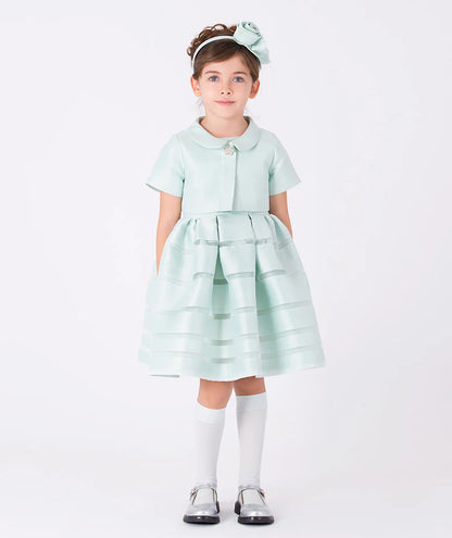 İpeksi Saten Bolerolu Elbise