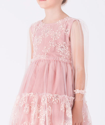 Dantel İşlemeli Romantik Elbise